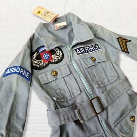 NWT Vintage Air Force Infant Romper 12 Months The May Company - Picture 5 of 8
